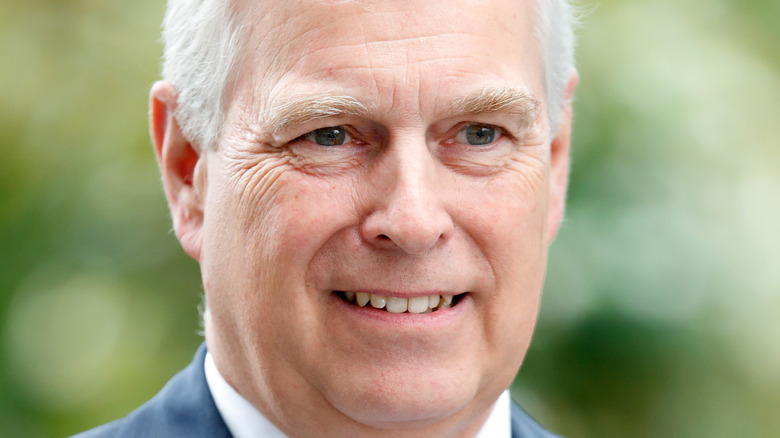 Prince Andrew smiling