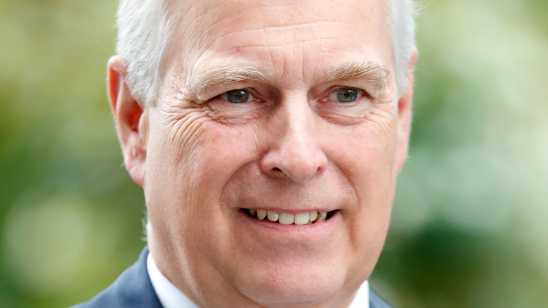 Prince Andrew smiling in 2019