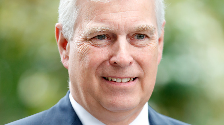 close up of Prince Andrew