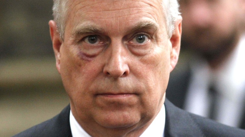 closeup of prince andrew