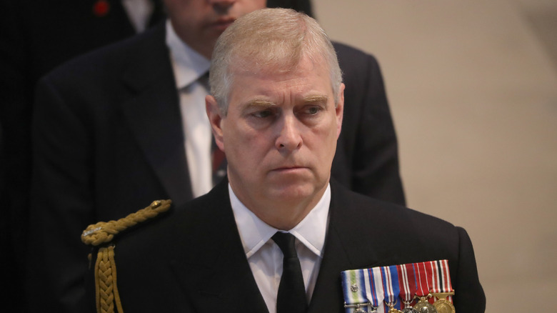 Prince Andrew photograophed in 2016