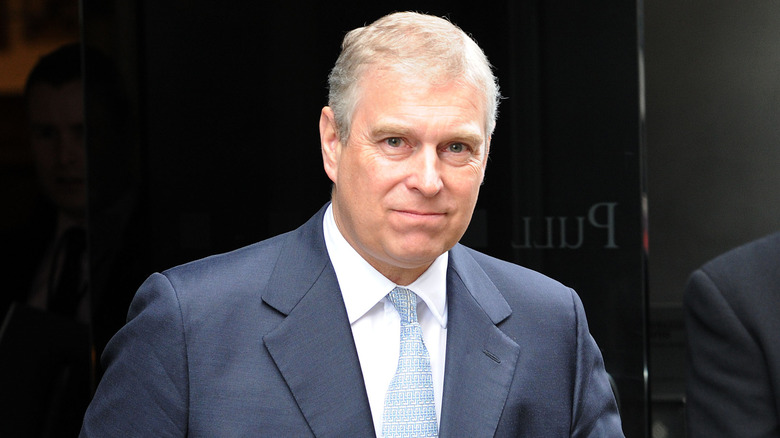 Prince Andrew, Duke of York, walking