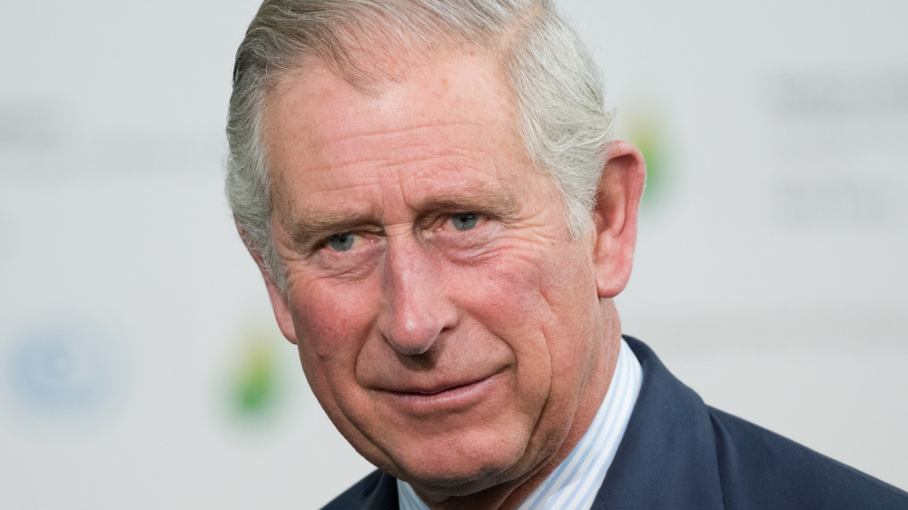 Prince Charles looking serious
