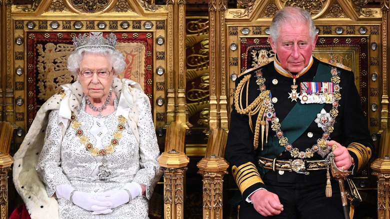 Queen Elizabeth II and Prince Charles