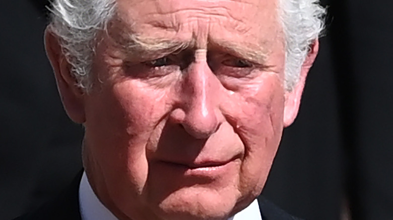 Prince Charles squinting