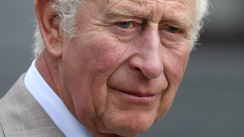 Prince Charles with serious expression