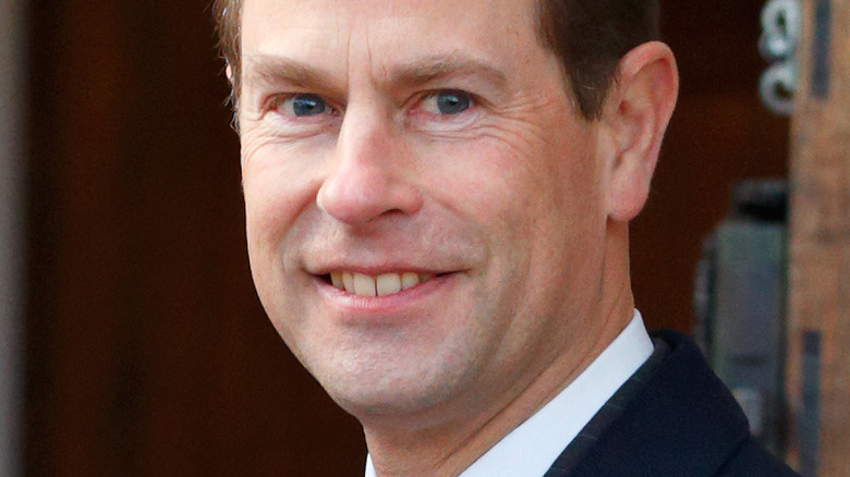 Prince Edward smiling