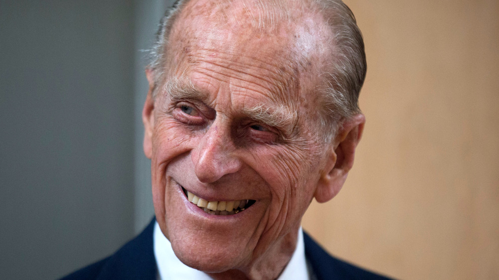 Prince Philip smiles