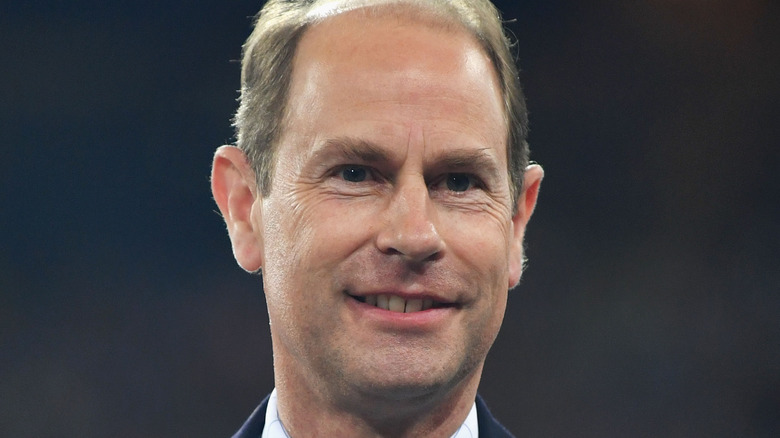 Prince Edward smiling