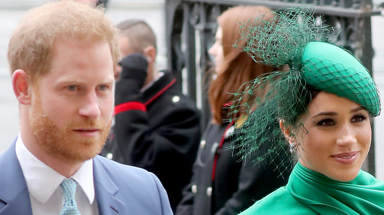 Prince Harry Meghan Markle walking