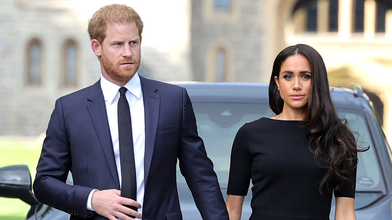 meghan and harry serious