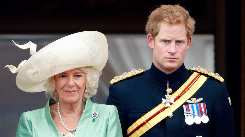 Harry and Camilla attending an event