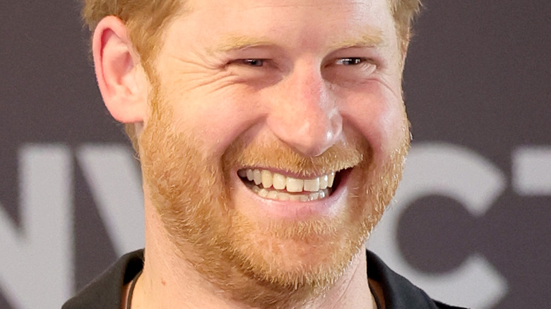 Prince Harry smiling