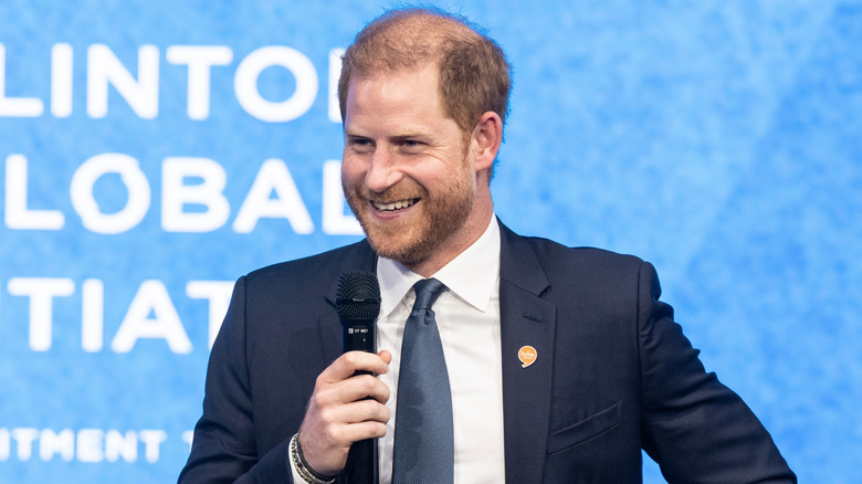 Prince Harry smiling