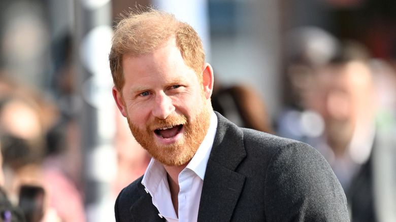 Prince Harry at an event in Nottingham, UK