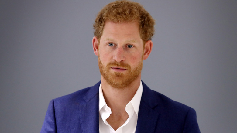 Prince Harry blue blazer