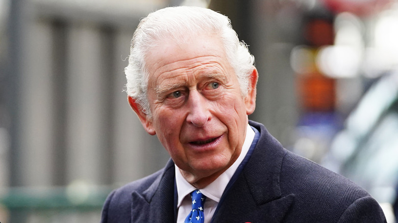 King Charles III at an event in Scotland