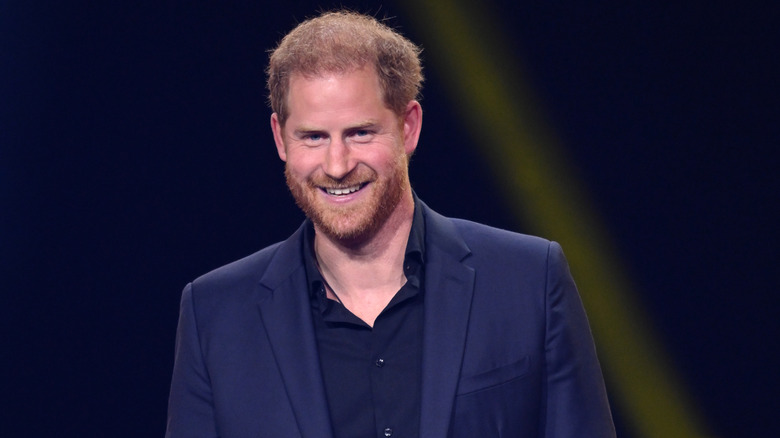 Prince Harry smiling