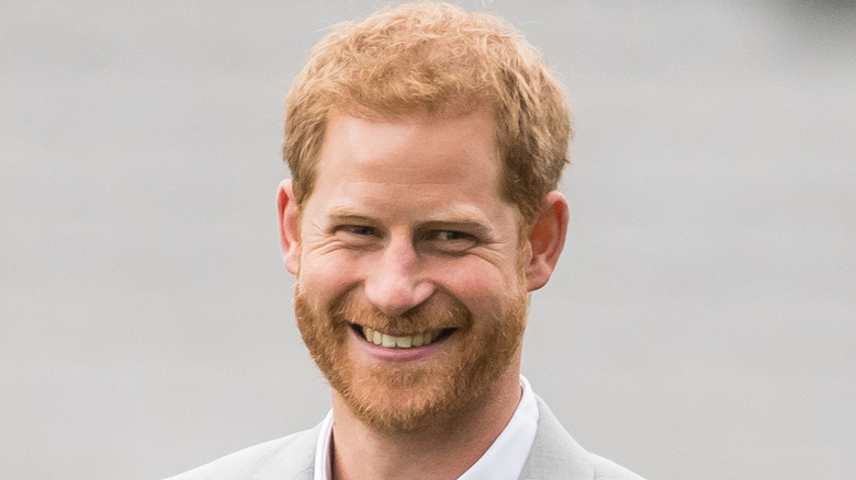 Prince Harry smiling