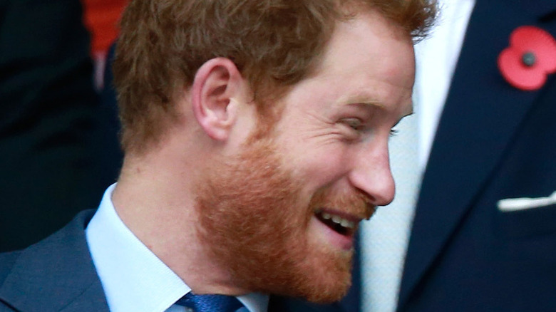 Prince Harry laughing