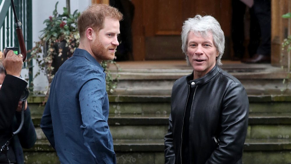 Prince Harry and Jon Bon Jovi