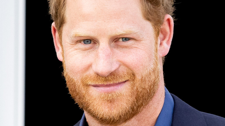 Prince Harry smiling