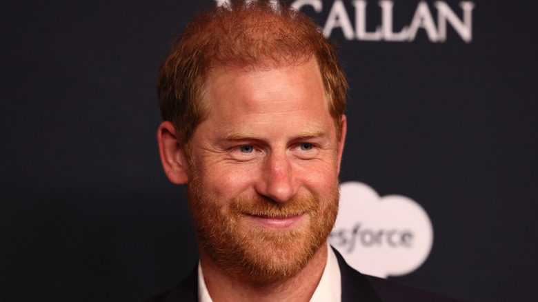 Prince Harry smiling