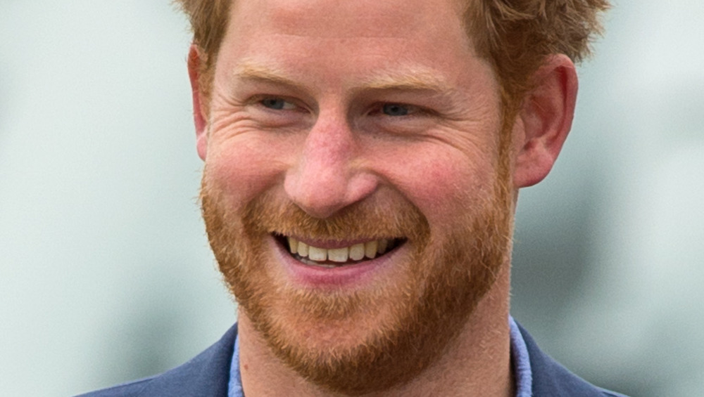 Prince Harry smiling