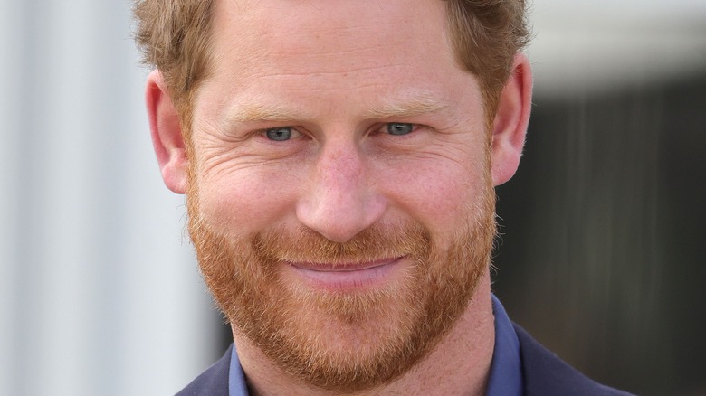 Prince Harry smiling