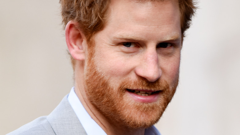 Prince Harry smiling