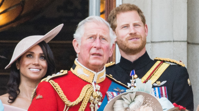 Prince Harry, Meghan Markle, and King Charles III