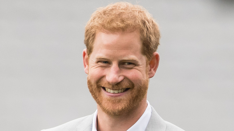 Prince Harry smiling