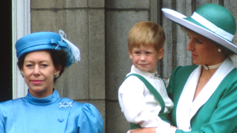 Margaret, Harry, and Diana