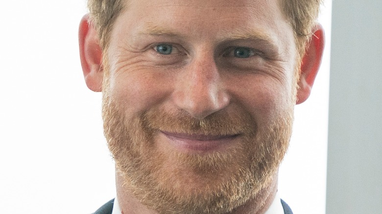 Prince Harry closed smile 2021