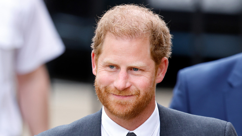 Prince Harry smiling