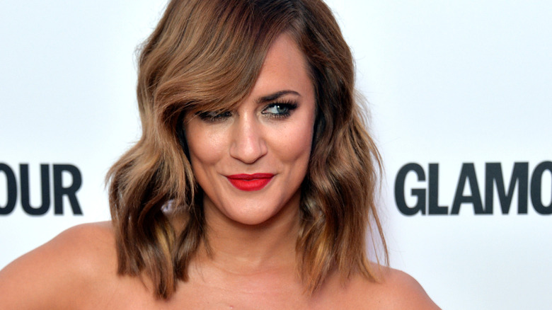 Caroline Flack smiling