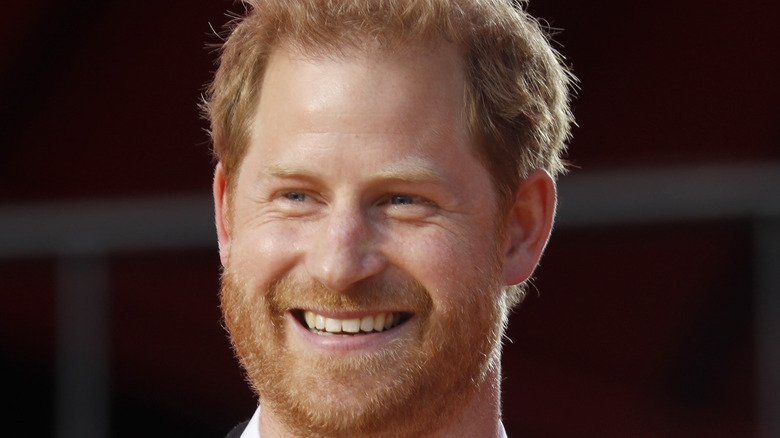 Prince Harry smiling