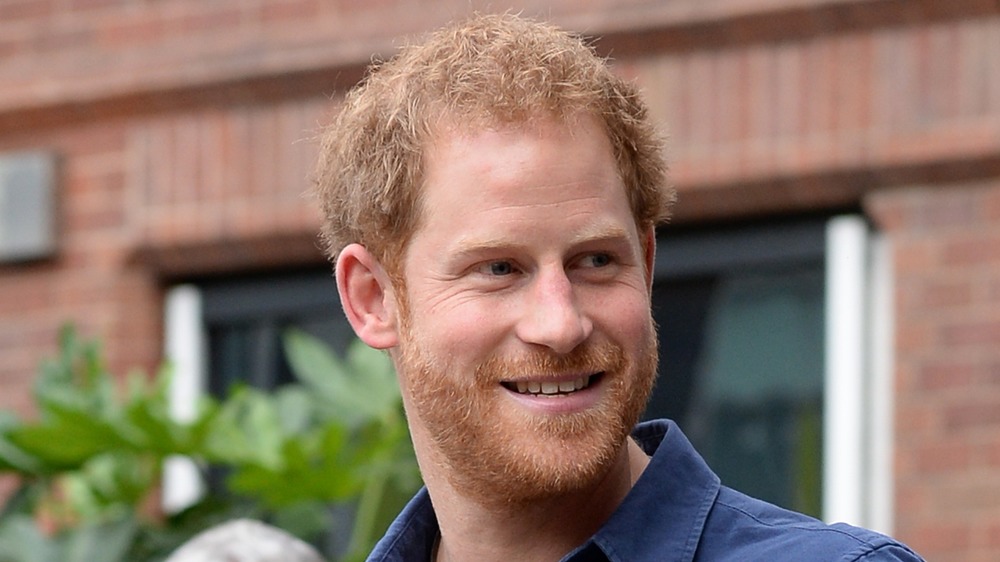 Prince Harry smiling