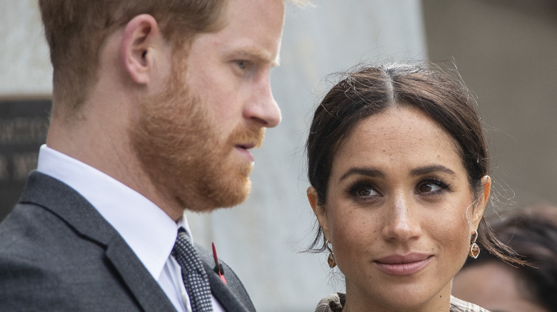 Meghan and Harry at an event.