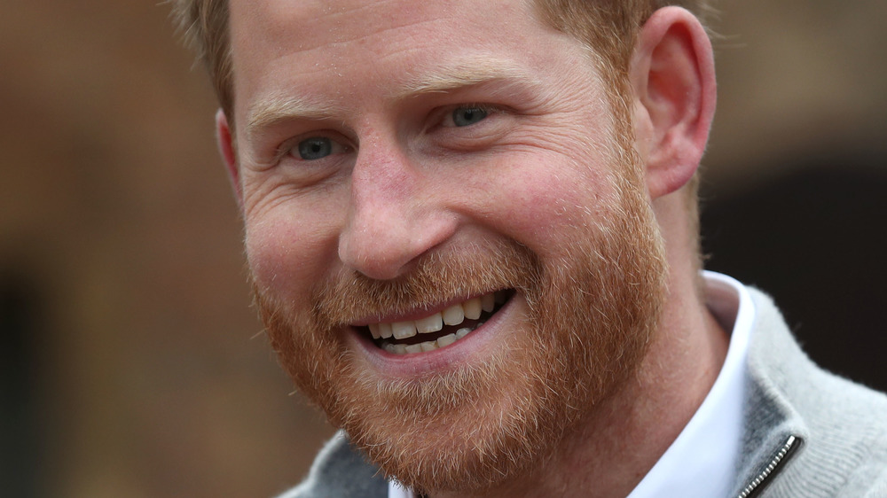 Prince Harry smiling