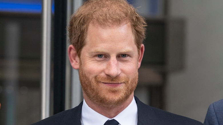 Prince Harry smiling