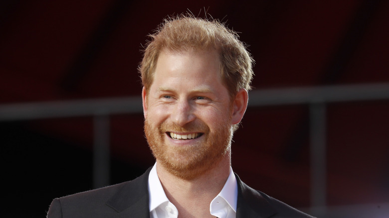 Prince Harry smiling