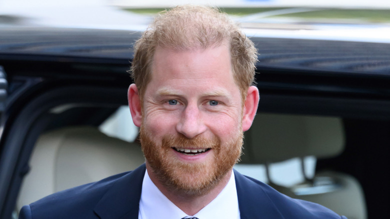 Prince Harry smiling