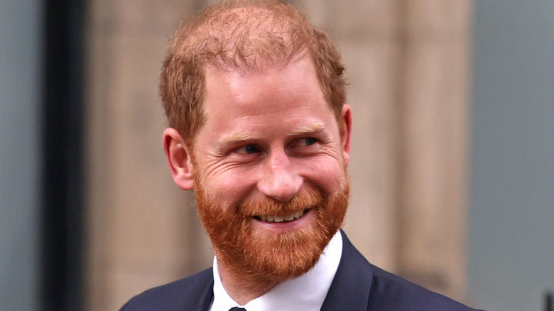 Prince Harry smiling