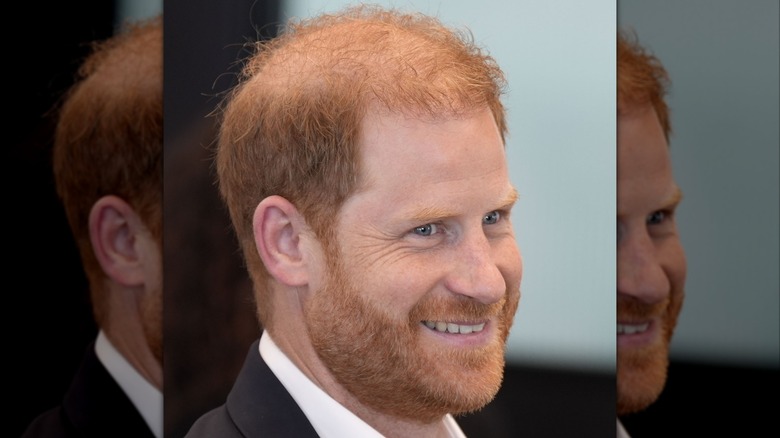 Prince Harry smiling