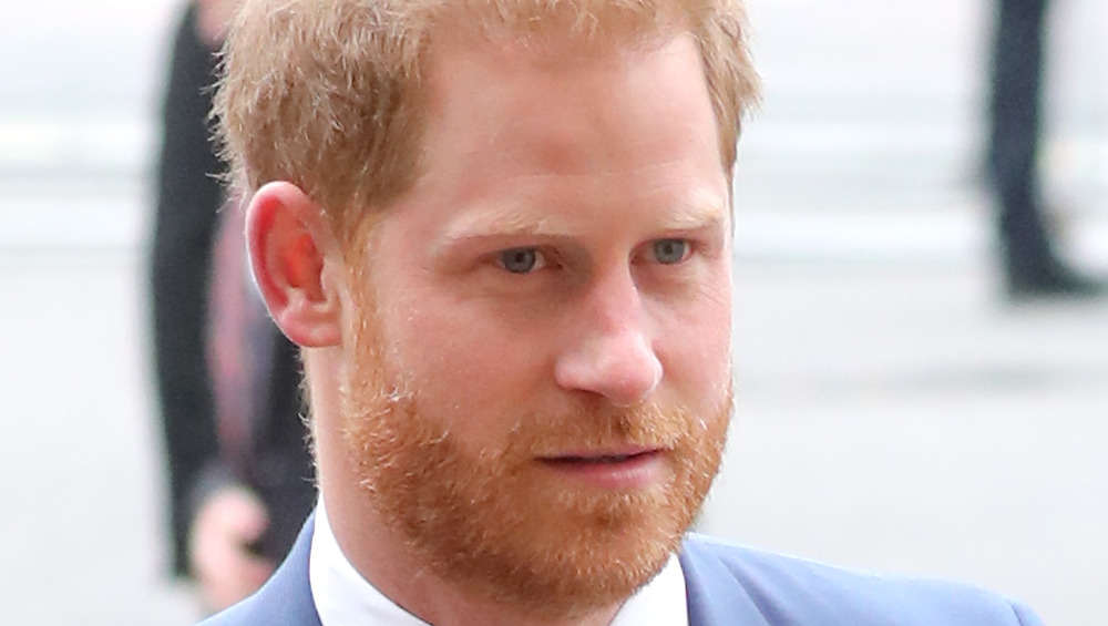 Prince Harry looks ahead