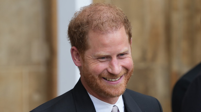 Prince Harry smiling