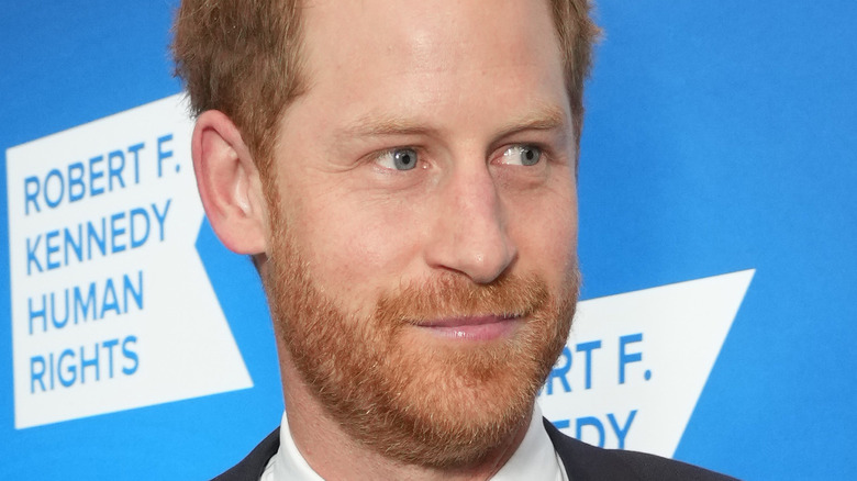 Prince Harry smiling at an event