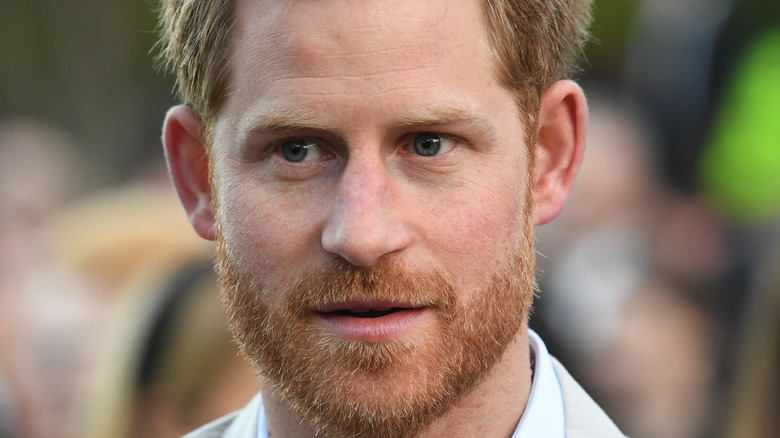 Prince Harry looking surprised