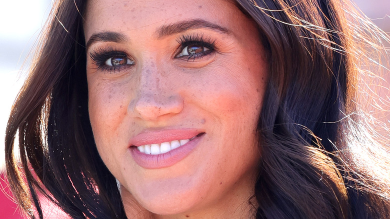 close up of Meghan Markle at 2020 Invictus Games